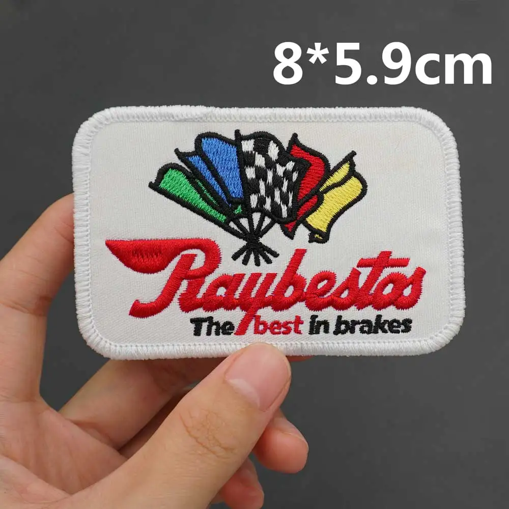 Raybestos Buzzie гоночные нашивки в стиле панк границы мерроу на липучке с застежкой для