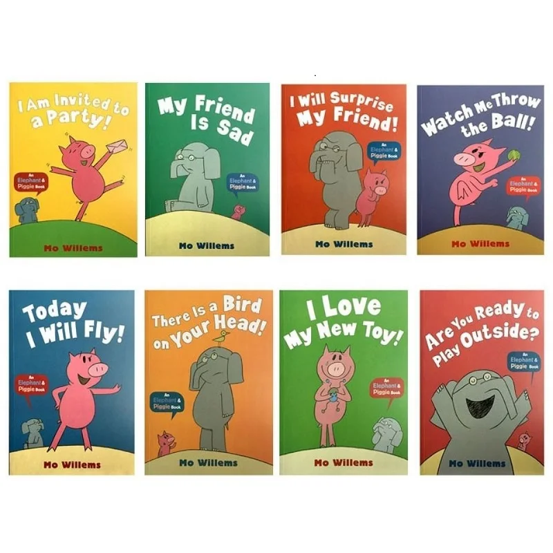 

Little Pig and Little Elephant Series Hardcover 25 English Picture Books EQ English Story Book