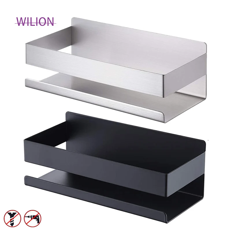 Самоклеящаяся угловая полка для ванной комнаты из нержавеющей стали - купить по