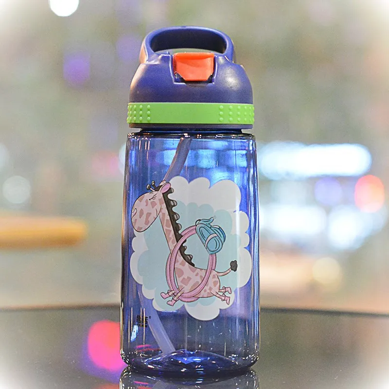450 мл пластиковая мультяшная бутылка для воды кухонные аксессуары детская