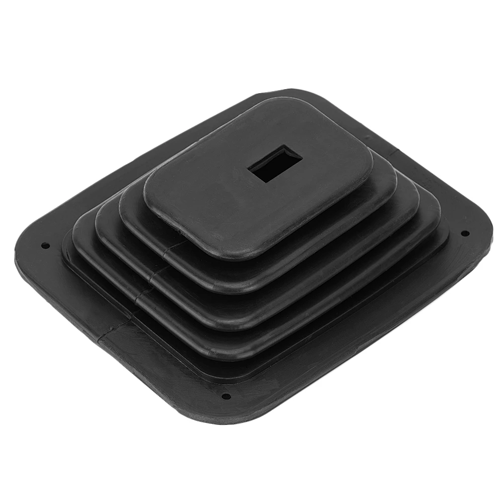 

Car Shift Dust Cover Rubber Shifter Boot With Chrome Plate 5 5/8 X 6 3/4 Manual Automatic For GM350 Shift dust cover
