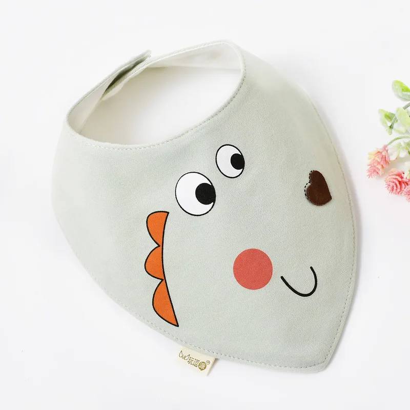 Baby Bibs Waterproof Triangle Burp Cloths Cotton Dribble Newborn Slabber Absorbent Cloth Feeding Smock WWD039 | Мать и ребенок
