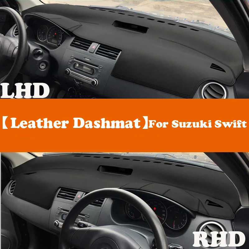 

Leather Dashmat Accessories Car-Styling Dashboard Covers Pad Dash Mat Sunshade Carpet For Suzuki Swift ZC31S Sport 2004-2010