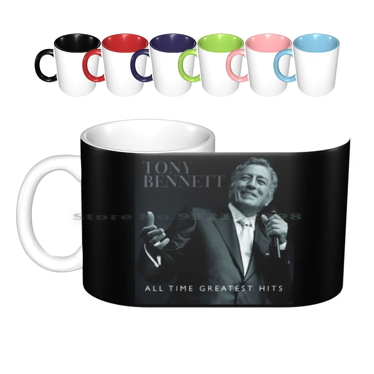 

All Time Greatest Hits Ceramic Mugs Coffee Cups Milk Tea Mug Tony Bennett Tony Bennett Logo Tony Bennett Tour Tony Bennett Tb