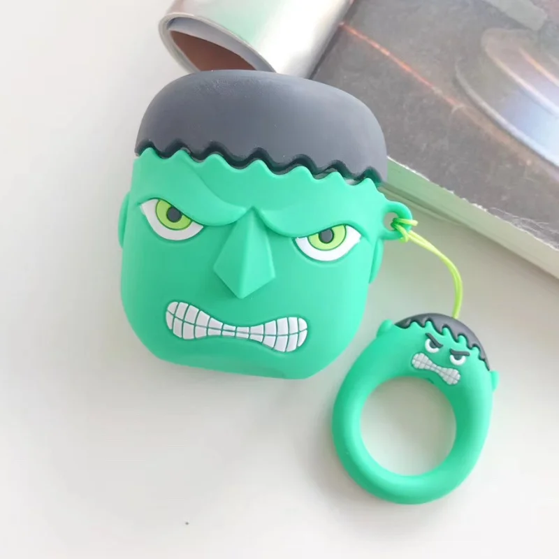 Style 4 Чехол Бэтмен для AirPods, зарядная коробка, силикагель, защитный чехол, Черная пантера, Железный человек, чехол - Цвет: Style 4
