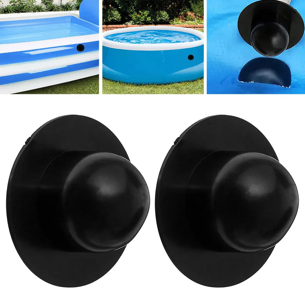 

2 Pcs / Set Pool Plug Stopper Replacement Ground Swimming Pool Filter Pump Plug Strainer Hole Plug Wall Plug Replacement Fitting