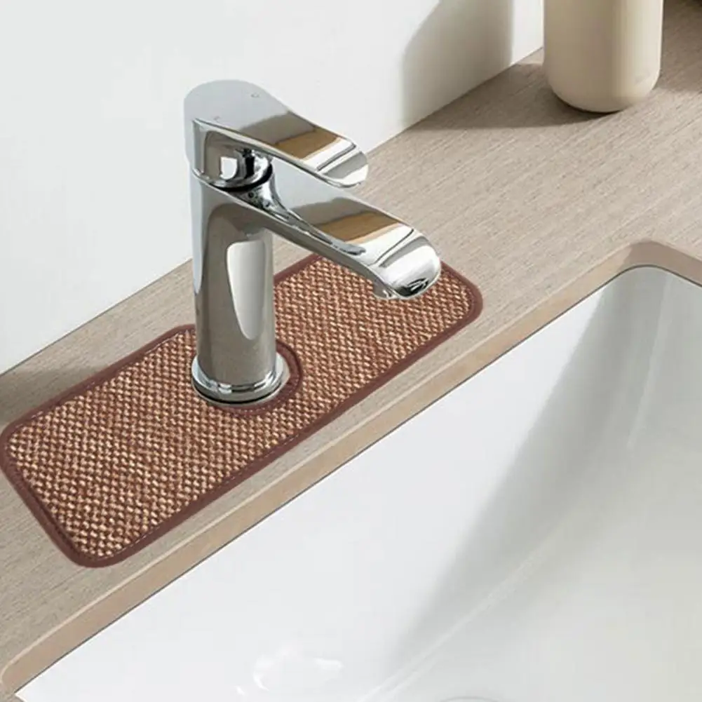 

4 цвета, уникальный многофункциональный абсорбирующий коврик для раковины, многоразовый коврик для крана, изысканный для подарка