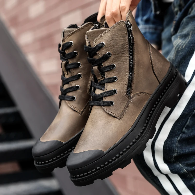 

Ocio Casual Shoes Man Fashion Boots Men Sports Hot Sneakers Mens Causal Outdoor Footwear 2020 Male Shoe Leather