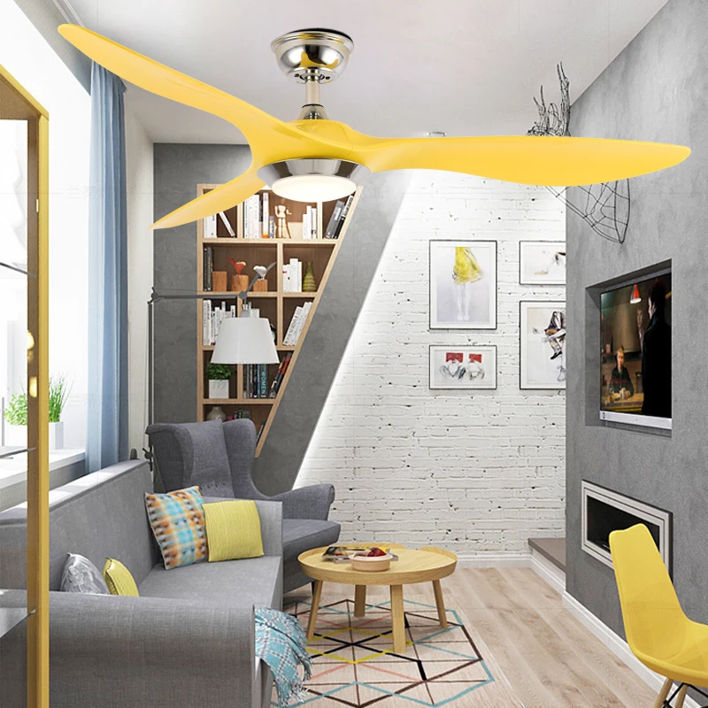 Современный потолочный вентилятор OUFULA с дистанционным управлением освещение