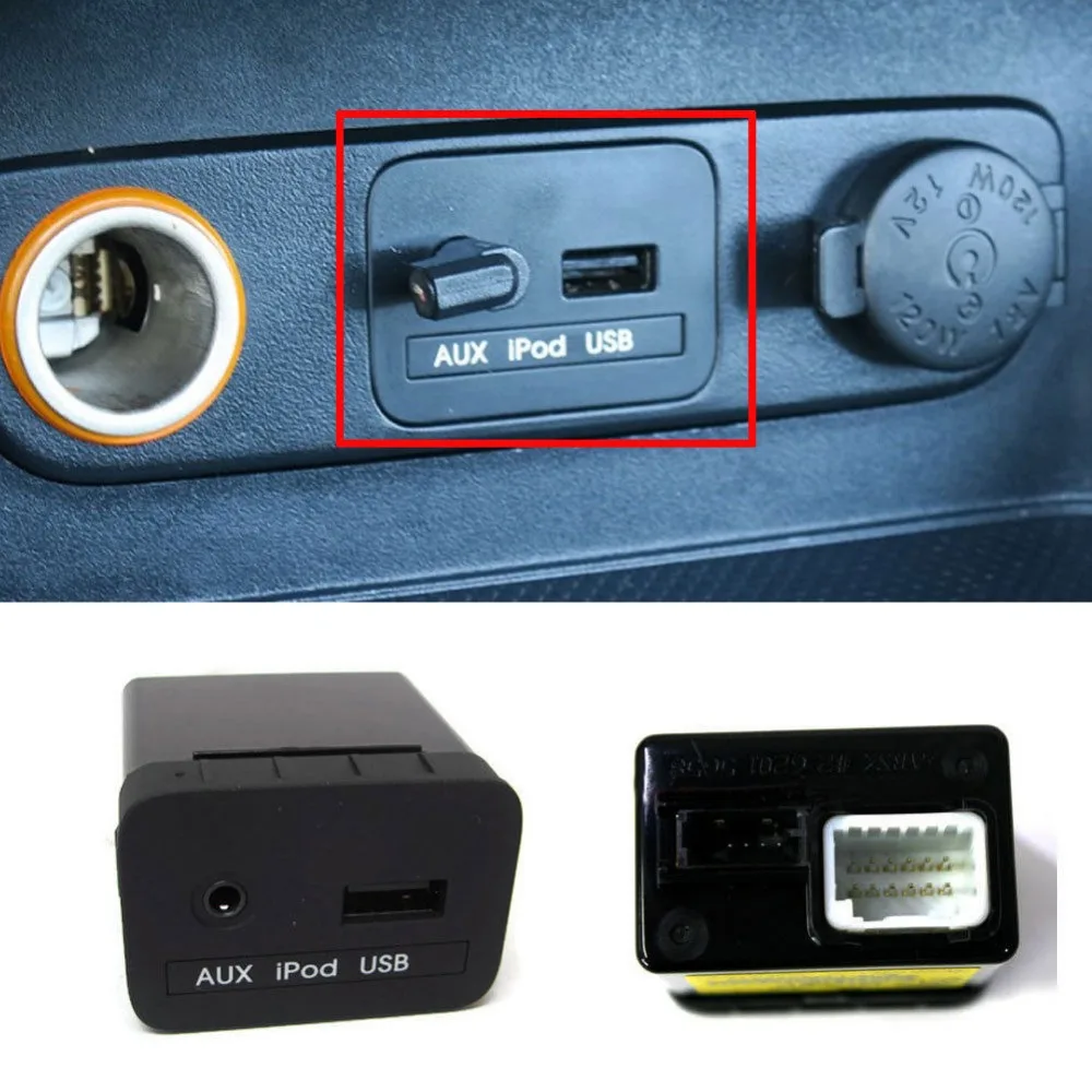Подлинный разъем AUX USB Assy для консоли KIA sportage 961103W500 96110 3W500|Переключатели и рычаги