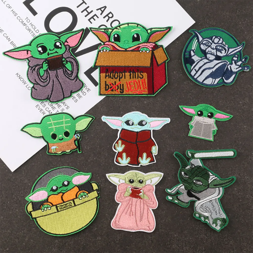 Комикс Блестящий плавкий патч военная одежда патчи вышитые для детской вышивки