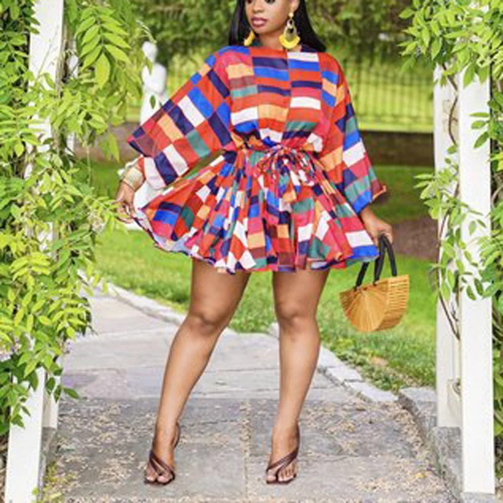 

Платья для работы, африканские женщины, новинка 2021, халат, бальное платье, Осеннее лоскутное элегантное деловое модное платье средней длины ...