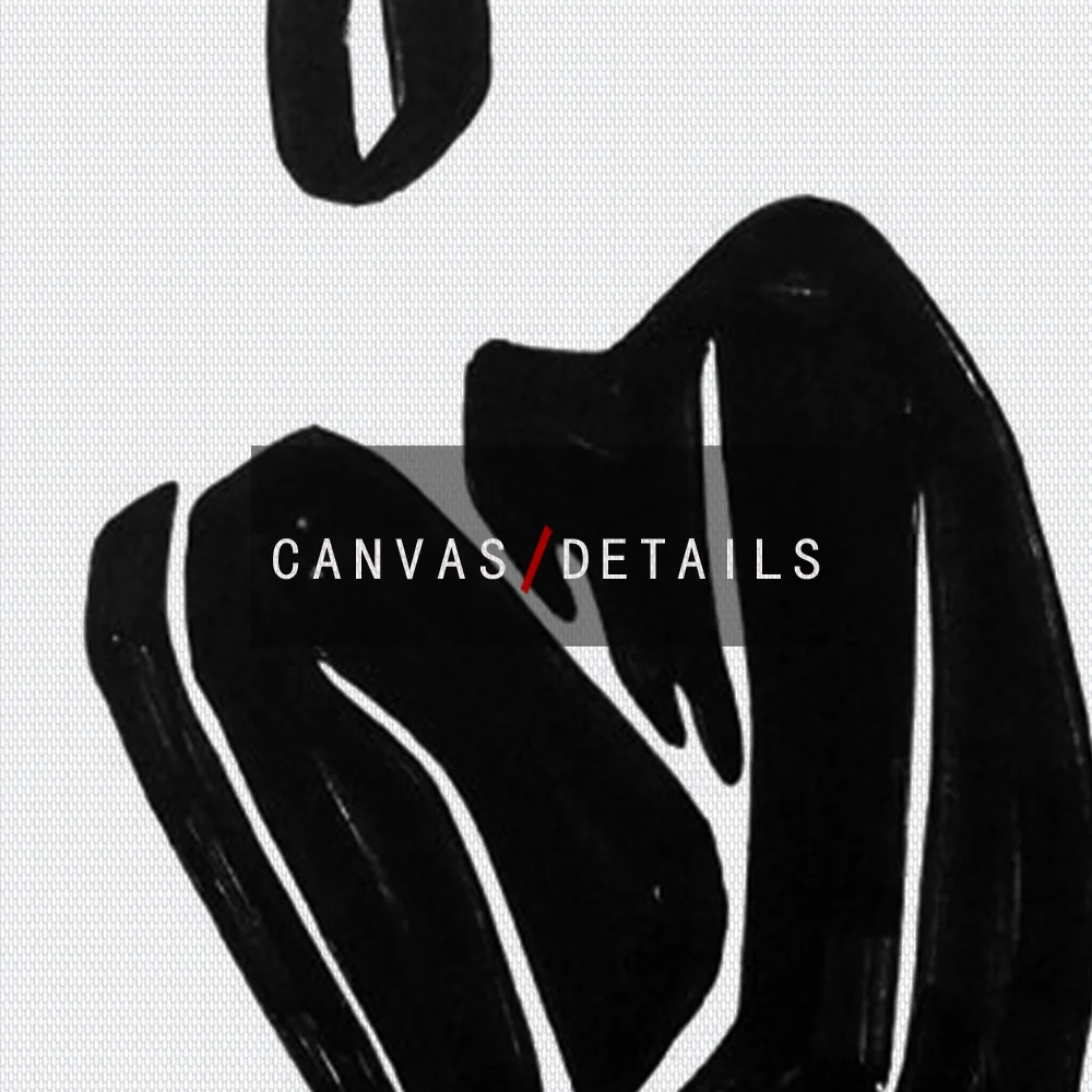 

Nordic Abstract Black and White Face Pictures Sitting Feature Art Posters Canvas Living Room Wall Paintings Unique Home Decor