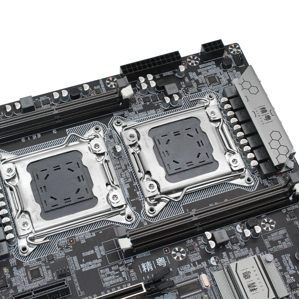 Online JGINYUE X79 Dual CPU Motherboard LGA 2011 Set Kit Mit Xeon E5 2620 V2 * 2 Prozessor Und DDR3 16GB(4*4GB) REG ECC Speicher X79-D4
