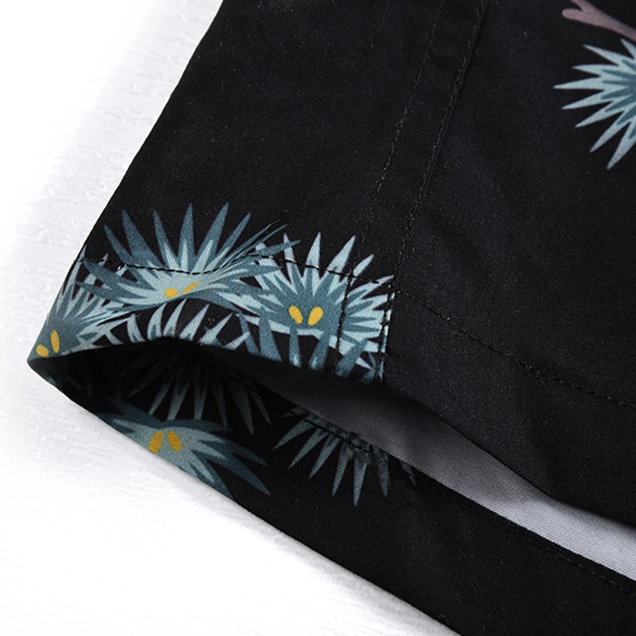 Рубашка мужская оверсайз в стиле хип-хоп с принтом журавлей хлопковая уличная