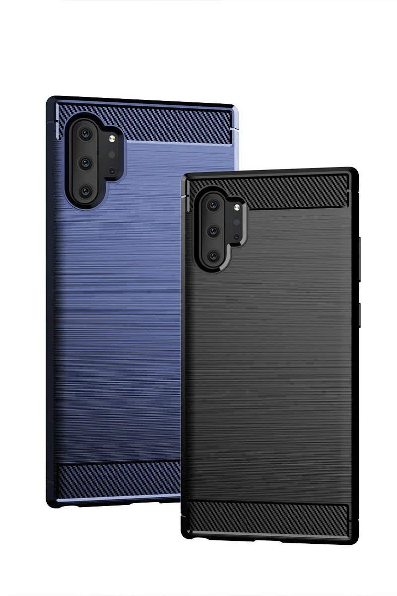 Тонкий армированный матовый чехол из углеродного волокна для samsung Galaxy NOTE 10 NOTE 10+ A10S A20S A40S A50S A70S 800 шт