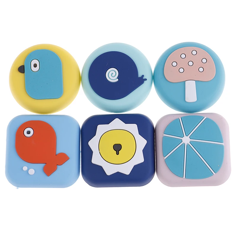 1 шт. милые Мультяшные дверные пробки силиконовые защитные стенки ручки буферные