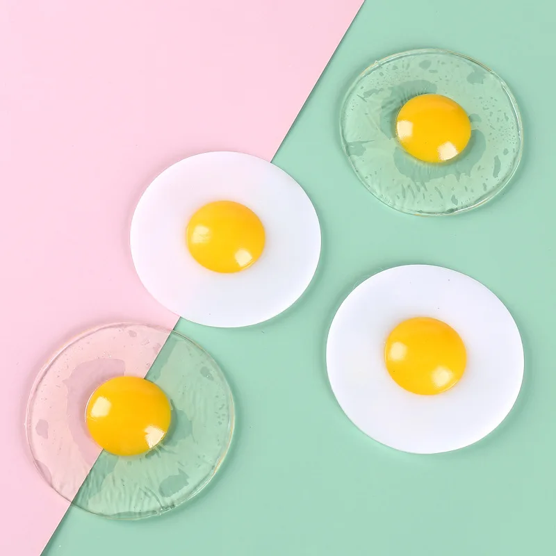 

Simulation egg poached egg pinching music adult vent decompression toys children soft rubber extrusion stretching toys