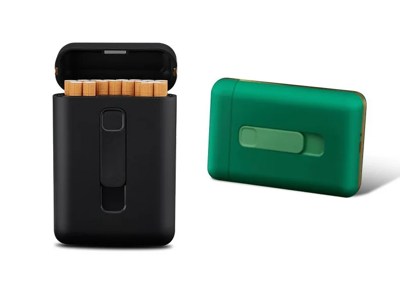 Пластиковый Полный комплект из 20 стандартных сигарет/коробка с зажигалкой USB