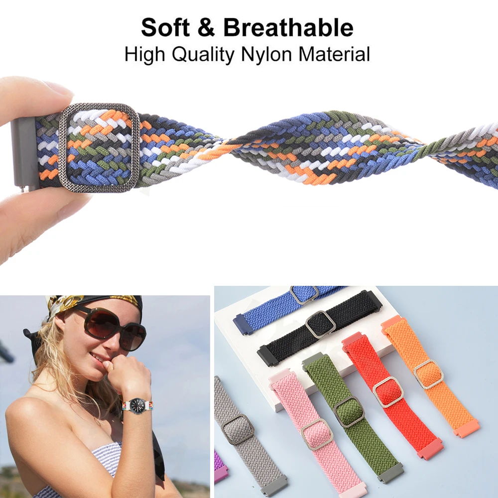 Ремешок спортивный SOLO LOOP для TicWatch 2/E/Pro 3 сменный Браслет смарт-часов с GPS Pro LTE/2021/GTX |