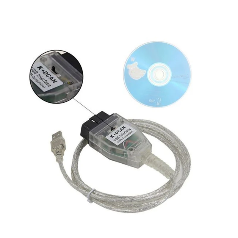Автомобильный диагностический инструмент кабель Inpa K + Dcan Usb Obd2 Интерфейс Ft232Rq чип