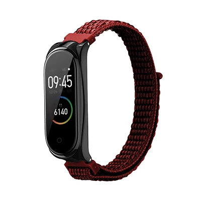 Mi band 4 ремешок нейлоновый холст ремешок для Xiao mi band 4 Смарт часы браслет аксессуары для mi Band 4 mi 4 Pulseira