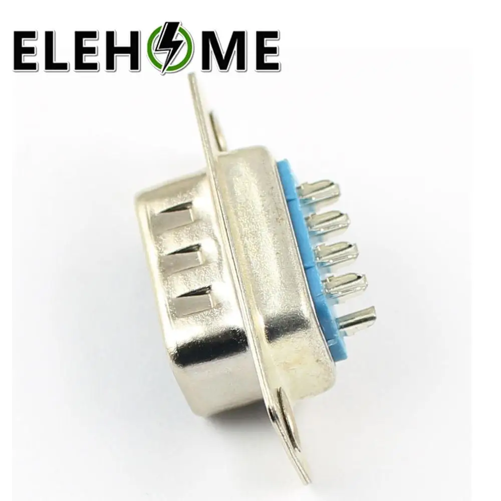 10 шт. RS232 DB9 Серийный VGA 9 Pin Женский 2 ряда Тип припоя вилка со штекерной розеткой