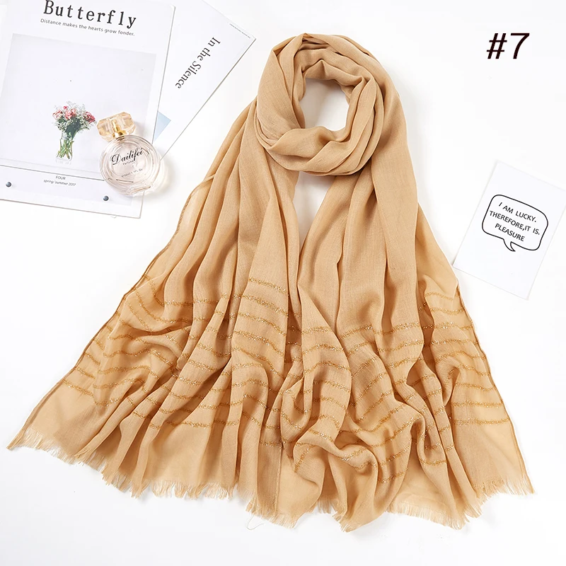 Plain Shimmer maxi cotton scarf hijab solid Fringed shawls glitter muslim long muslim head wrap turbans scarves/scarf 10PCS/LOT