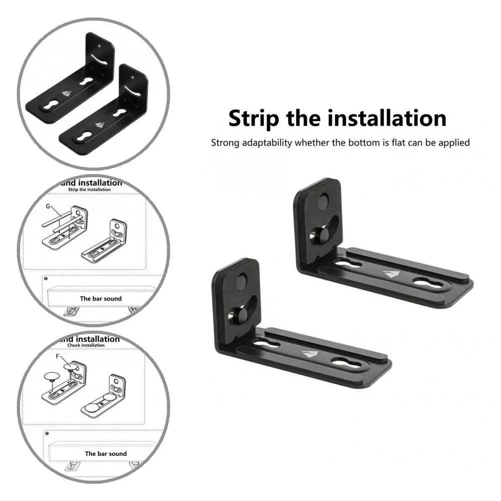 

Металлический высококачественный настенный держатель для звуковой панели, надежный кронштейн для звуковой панели, прочный для комнаты