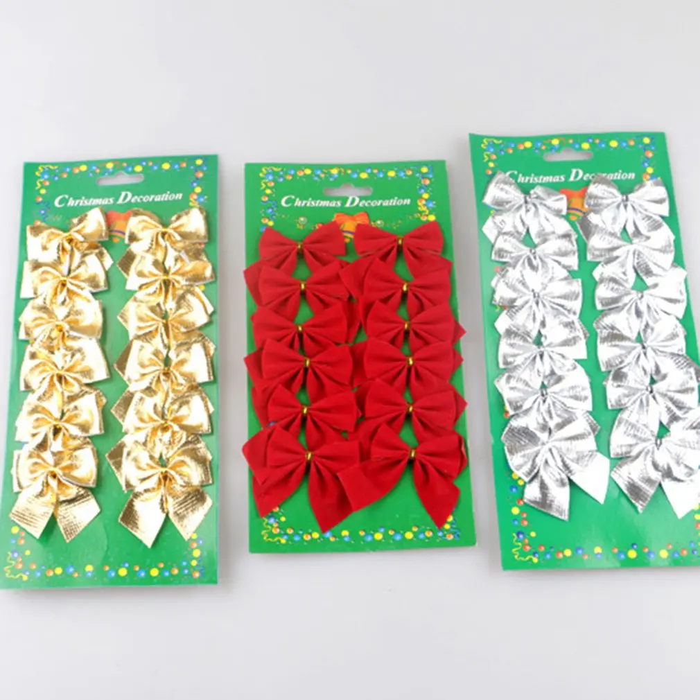 

Christmas Tree Decorations Tree Ornaments Lovely Cute Christmas Bow Christmas Party Decoration Baubles
