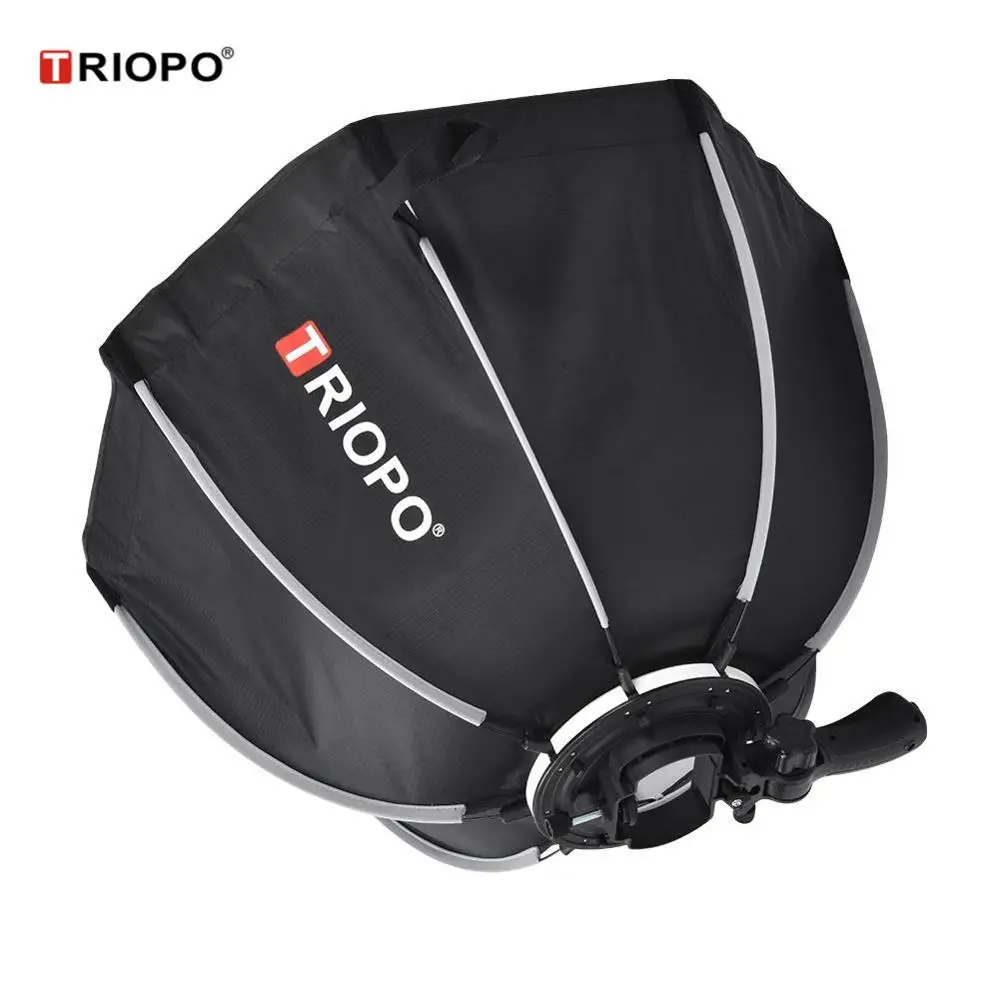 TRIOPO KS65 65 см восьмиугольный софтбокс зонт для Godox вспышка светильник аксессуары