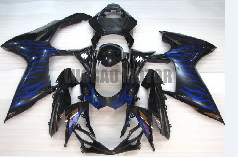 

Injection Fairings kit for Flame Blue Black SUZUKI GSXR600 750 2015 2016 2017 2018 2019 Bodywork 2011 2012 2013 2014 Fairing Kit