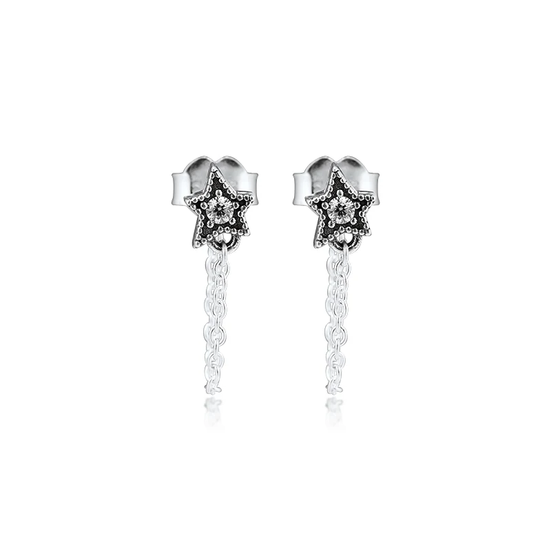 

Celestial Stars Earring 100% 925 Sterling-Silver-Jewelry Free Shipping