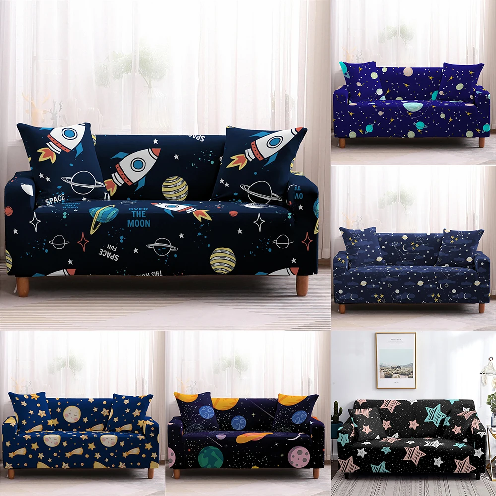 

Модный трехмерный чехол для дивана с изображением звездного неба для гостиной, модный секционный угловой диван, чехол для дивана, покрывало...