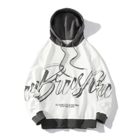 mens hoodie sweatshirt fashion letter long sleeve hooded spring and autumn casual clothes oversized hoodies for men