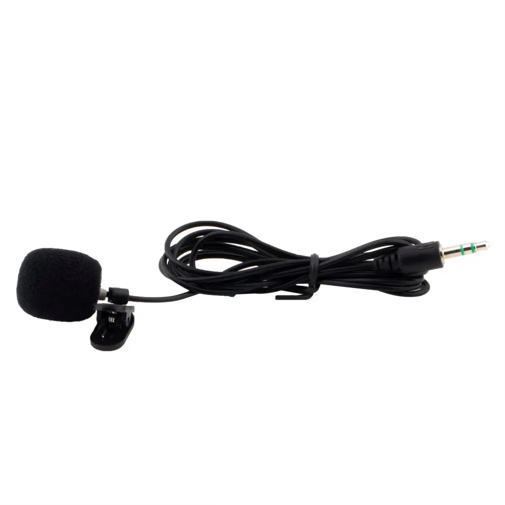 

2021 New Portable External Buttonhole Microphones 3.5mm Mini Microphone Lapel Lavalier PC Phone Camera Mic For IPhone Computer