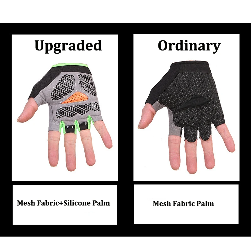 Спортивные нескользящие перчатки для спортзала мужчин и женщин тренировочные 3D