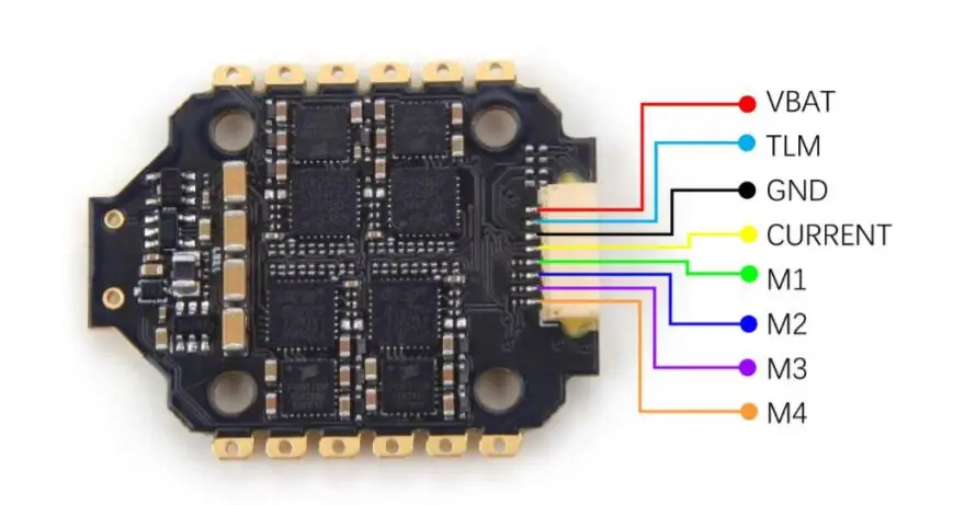 

Holybro High Quality Tekko32 F3 45A 4in1 mini ESC Blheli_32 DShot1200 3-6S Brushless ESC 20x20mm for RC Drone FPV Racing