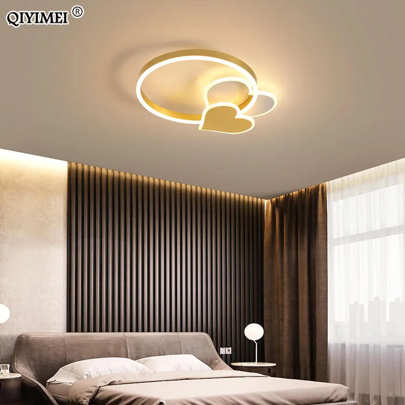 Современные светодиодный люстры для гостиной спальни кухни детей золотой кофе