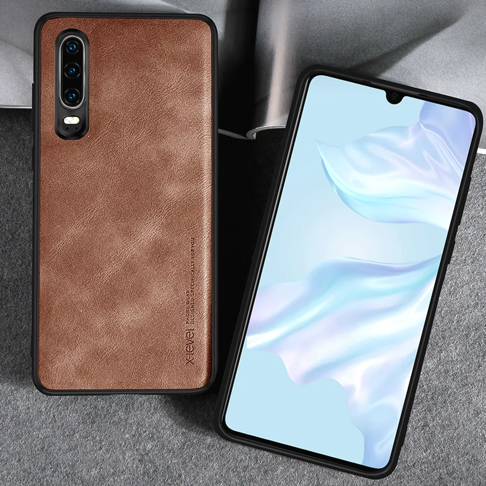 LAPOPNUT Премиум кожаный роскошный тонкий мягкий гибкий гибридный чехол для HUAWEI P30 Pro