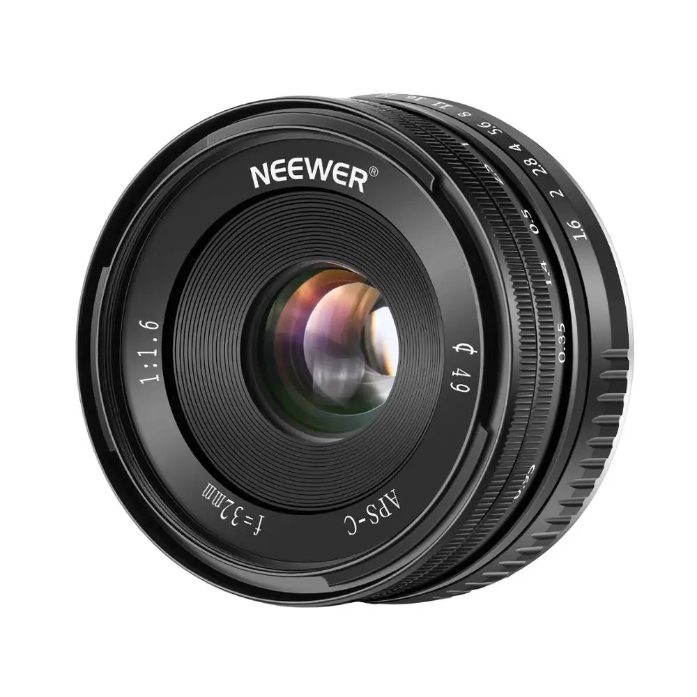 Широкоугольный объектив Neewer 32 мм F/1 6 с фиксированным фокусным расстоянием