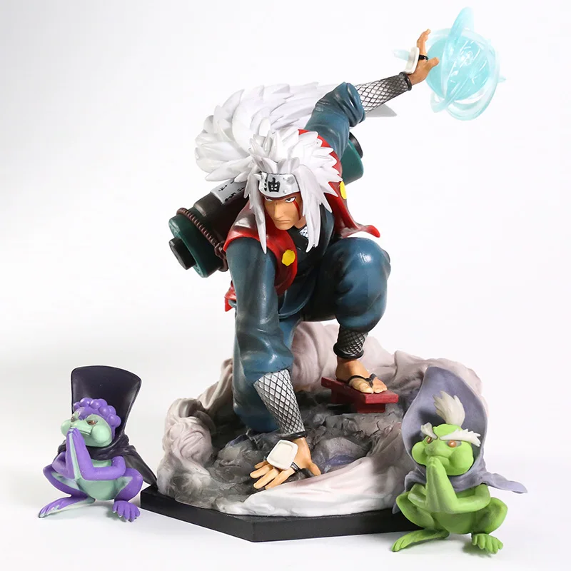 Jiraiya Hama Sennin с шимой и фукасаку Коллекционная ПВХ Модель статуя аниме фигурка