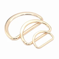 25 50mm gold d ring findings purse ring metal d ring belt strap buckles d bag clasp handbag hardware leather finding webbing