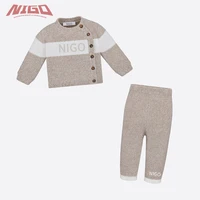 nigo baby tops and trousers suits for boys and girls clothing nigo35821