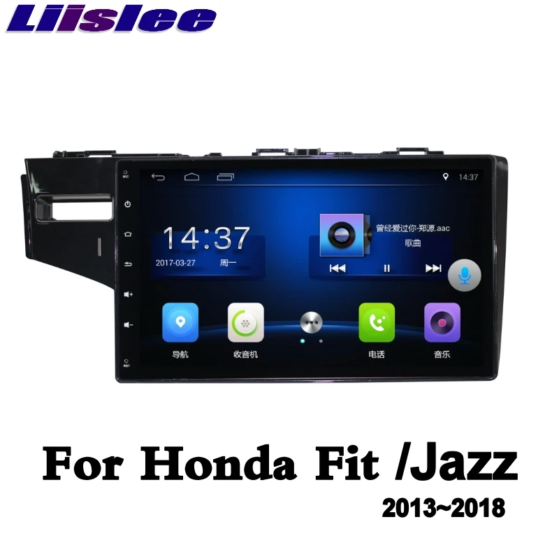 Автомагнитола для Honda Fit Jazz GK 2013 ~ 2018 NAVI LiisLee IPS GPS карты Wi Fi автомагнитола аксессуары
