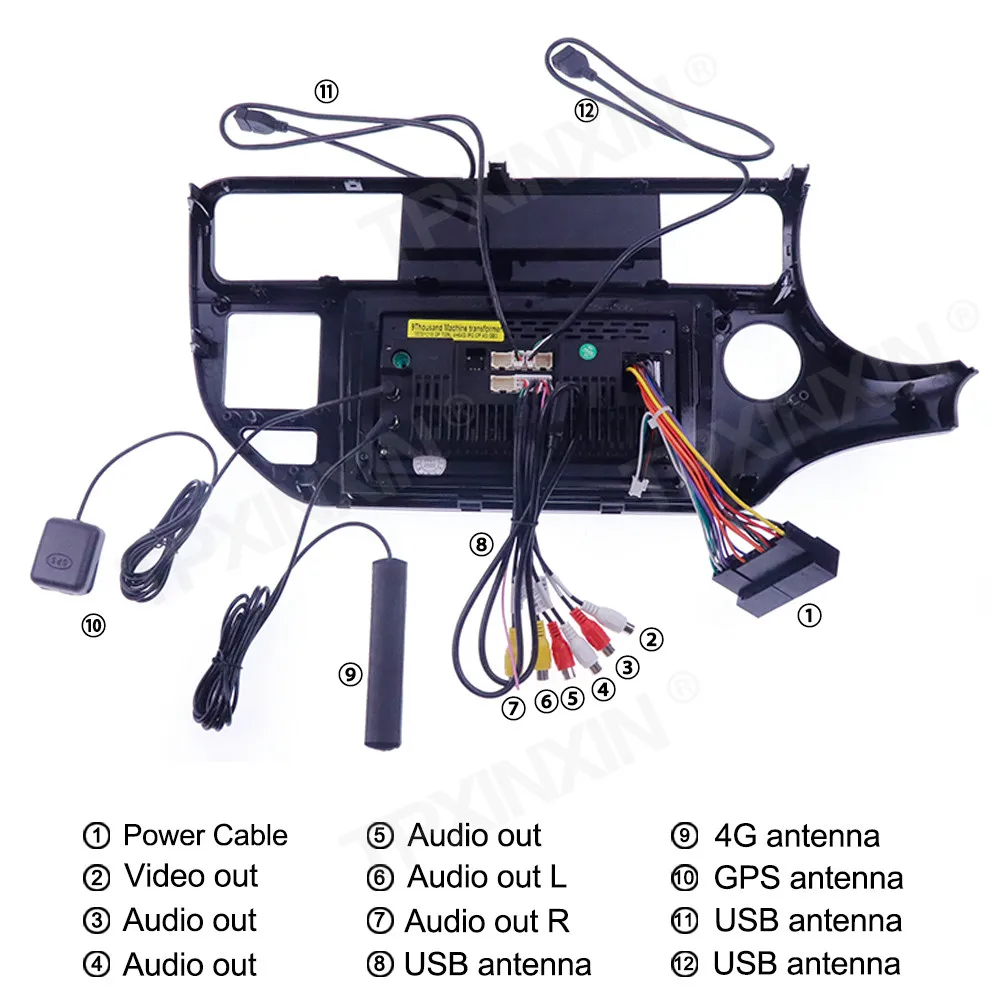 구매 자동차 라디오 기아 리오 2015-2018 안드로이드 테슬라 스타일 무선 카플레이 스테레오 수신기 6 + 128GB 자동차 라디오 플레이어 라디오 IPS 화면