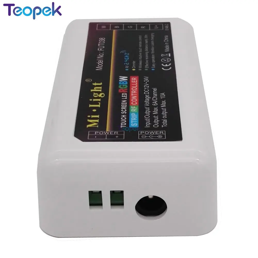 MiBoxer RGBW светодиодный контроллер 12v 10a FUT038 + FUT096 2 4G Беспроводной 4-Зона RF сенсорный