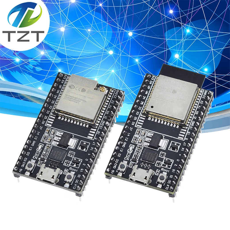 ESP32 DevKitC основной плате макетная плата WROOM 32D 32U WI FI + Bluetooth IoT NodeMCU 32S для