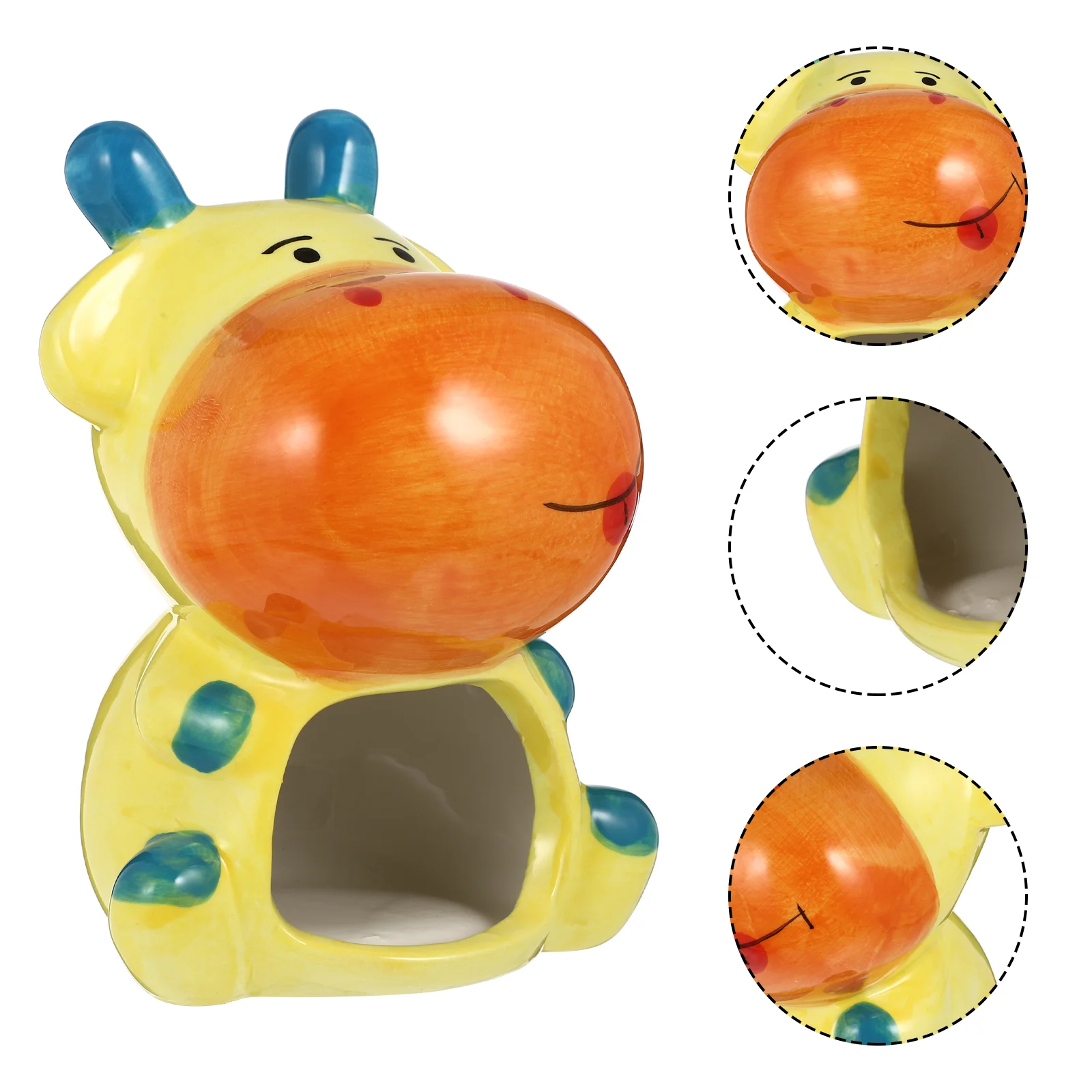 

Керамический домик для хомяка, мини-хомяк, гнездо для хомяка, кровать для сна, клетка для хомяка