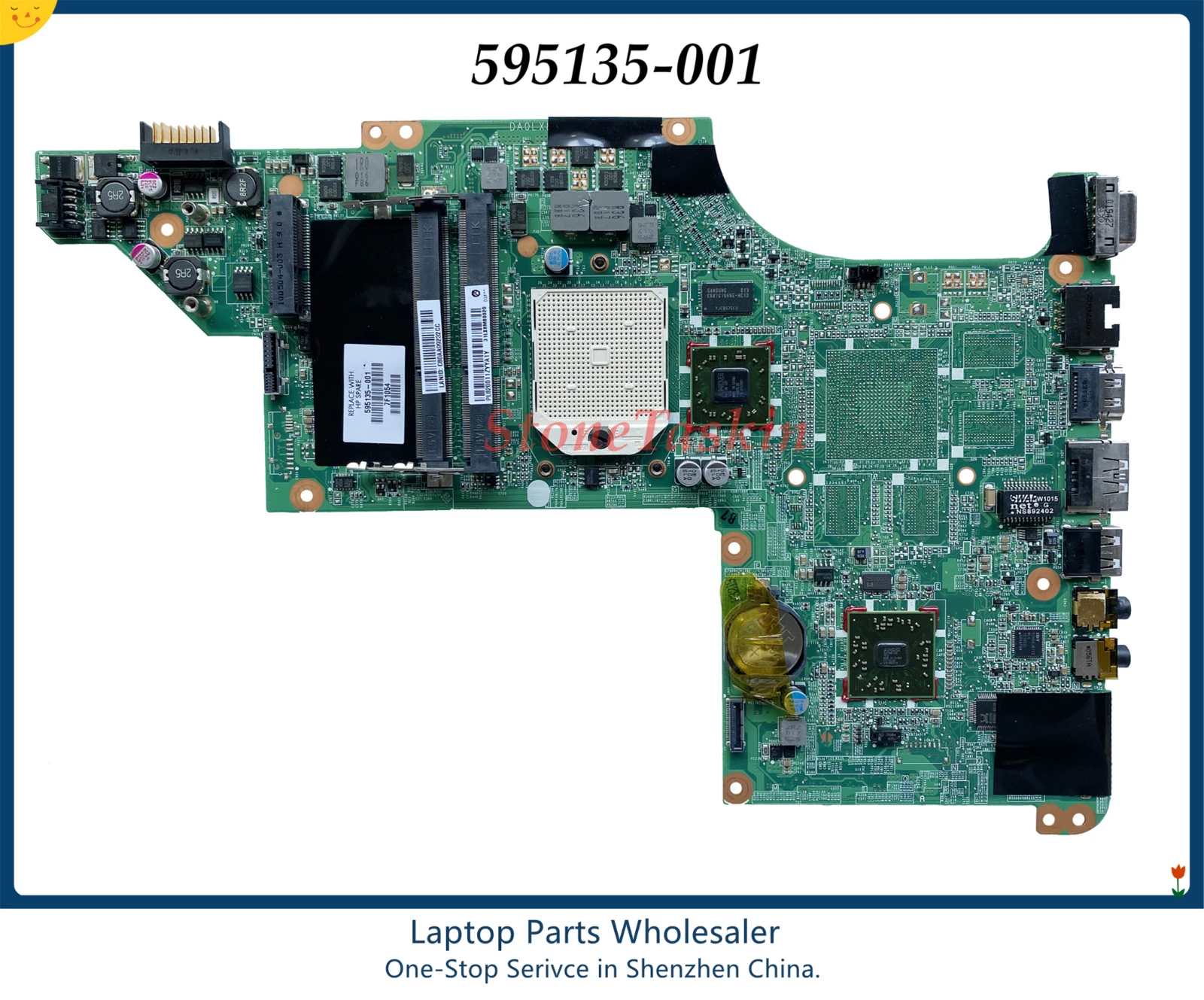 Оптом материнская плата для ноутбука HP Pavilion DV6-3000 DV6 595135-001 595135-501 DA0LX8MB6D1 гнездо FS1 DDR3